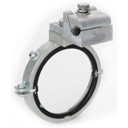BRIDGEPORT FITTINGS Bridgeport Fittings SGBS-381CL Split Bushing Insulated Grounding Zinc Plated Steel 1/2 in