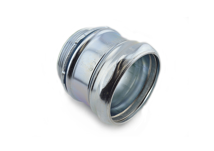 BRIDGEPORT FITTINGS Bridgeport Fittings 253-I Compression Connector Steel Insulated EMT Conduit 1-1/4 in.