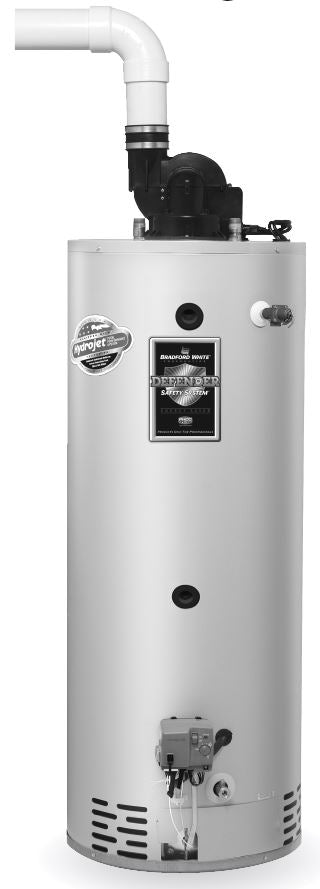 BRADFORD WHITE Bradford White C-DW2-TW50T10FBN Defender Safety System And Non-Defender Combi2 TTW Power Vent 67000 Btu/hr 45 gal