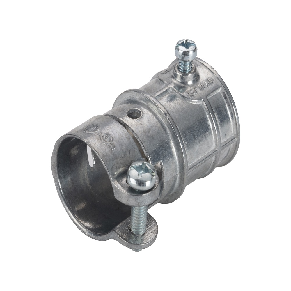 BRIDGEPORT FITTINGS Bridgeport Fittings 282-DCR Mighty-Merge Threadless Rigid To FMC Transition Fitting 3/4 Inch