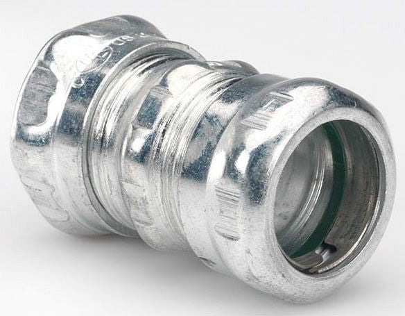 BRIDGEPORT FITTINGS Bridgeport Fittings 265-SRT Raintight Compression Coupling Steel EMT Conduit 2 in.