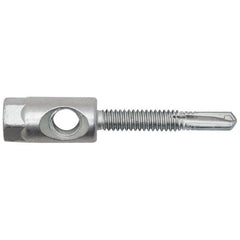 BLACK & DECKER Black & Decker PFM227120N 1/4 x 1-1/2 (3/8 Rod) Vert/Horiz Rod Anchor w/ Nut Tek Screw #3 Point For Steel Suspender Dual Directional Pivot/Swivel Hangermate 25/Bx