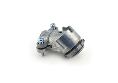 BRIDGEPORT FITTINGS Bridgeport Fittings 803-DC2 1/2 Inch Ball Burnished Zinc Die Cast 45 Degree Flex Connector