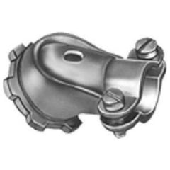 BRIDGEPORT FITTINGS Bridgeport Fittings 803-DC2 1/2 Inch Ball Burnished Zinc Die Cast 45 Degree Flex Connector