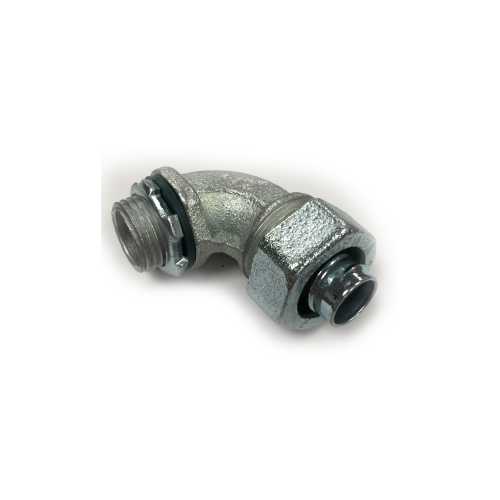 BRIDGEPORT FITTINGS Bridgeport Fittings 470-SLT Liquid Tight Connector Steel 90 Degree 1/2 in.