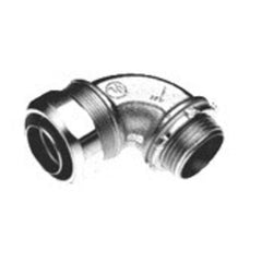 BRIDGEPORT FITTINGS Bridgeport Fittings 470-SLT Liquid Tight Connector Steel 90 Degree 1/2 in.