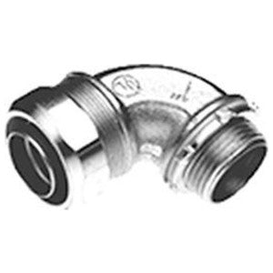 BRIDGEPORT FITTINGS Bridgeport Fittings 470-SLT Liquid Tight Connector Steel 90 Degree 1/2 in.
