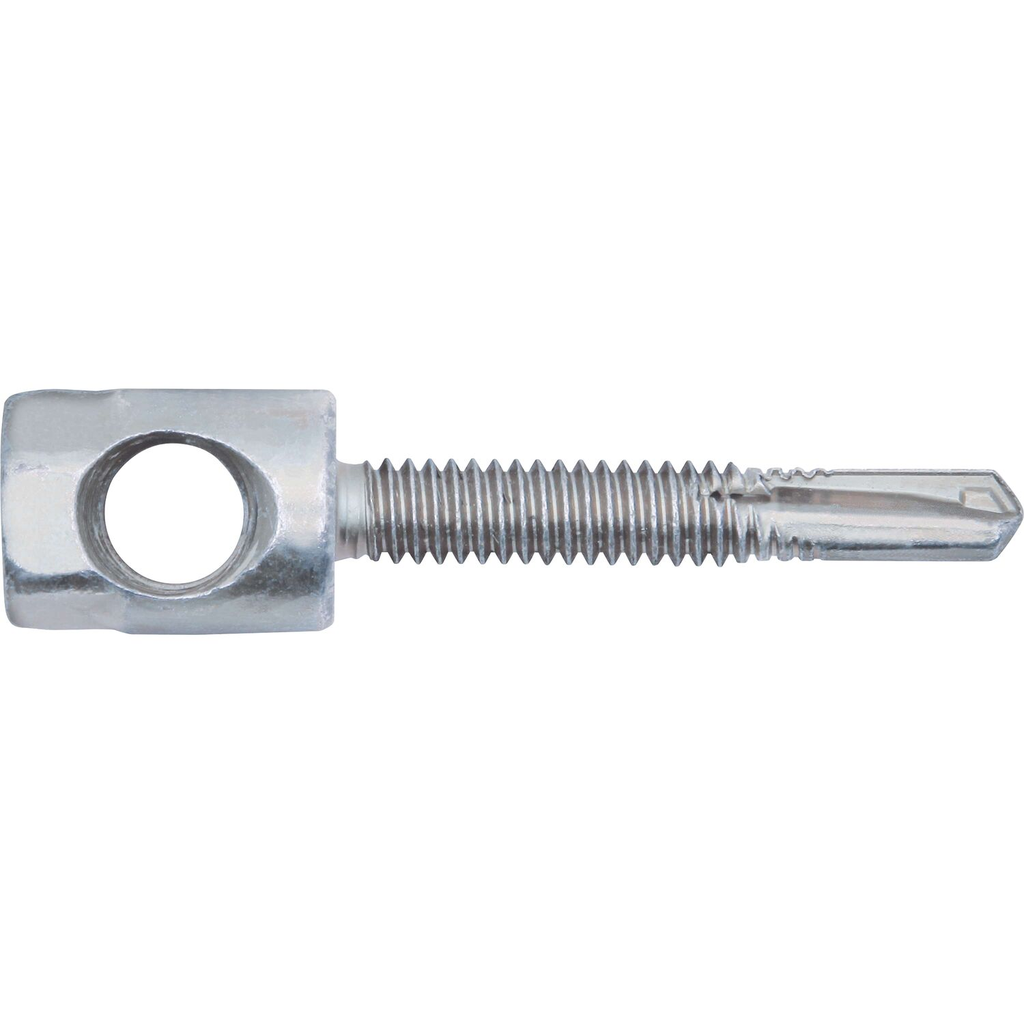 BLACK & DECKER Black & Decker PFM2241200 1/4-20 x 1-1/2 (3/8 rod) horizontal rod anchor tek screw #5 point for steel hangermate 25/bx