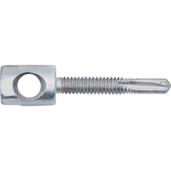 BLACK & DECKER Black & Decker PFM2241200 1/4-20 x 1-1/2 (3/8 rod) horizontal rod anchor tek screw #5 point for steel hangermate 25/bx