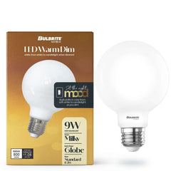 BULBRITE Bulbrite LED9G25/30K-18K/WMDM/FIL/M LED G25 3000K - 1800K Filament Milky Warm Dim 9W