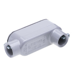 BRIDGEPORT FITTINGS Bridgeport Fittings LB-41CGC Aluminum Type LB Combination Conduit Body With Cover And Gasket 1/2 in.