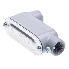 BRIDGEPORT FITTINGS Bridgeport Fittings LB-41CGC Aluminum Type LB Combination Conduit Body With Cover And Gasket 1/2 in.