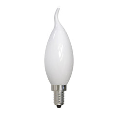 BULBRITE Bulbrite LED5CA10/30K-18K/WMDM/FIL/M led CA10 filament milky warm dim E12 5W 60W incandescent equivalent