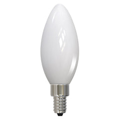 BULBRITE Bulbrite LED5B11/30K-18K/WMDM/FIL/M LED B11 filament milky warm dim E12 5W