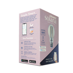 BULBRITE Bulbrite SL8WA19/90/W/CL/1P Smart LED WiFi Bulb 8W A19 1PK 60W Equivalent