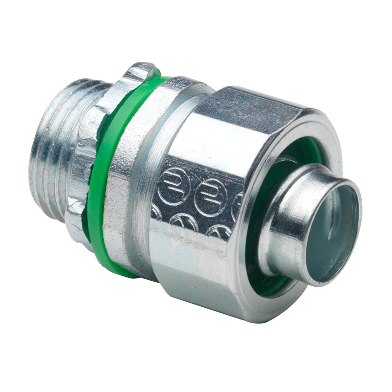 BRIDGEPORT FITTINGS Bridgeport Fittings 430-SLT liquid tight connector steel straight 1/2 in.