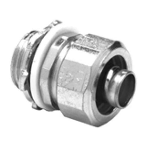 BRIDGEPORT FITTINGS Bridgeport Fittings 430-SLT liquid tight connector steel straight 1/2 in.