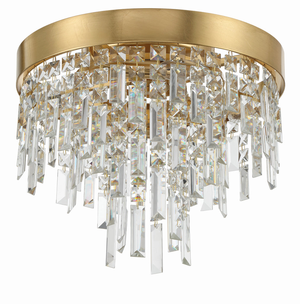 CRYSTORAMA Crystorama WIN-213-GA-CL-MWP Winfield flush mount 240W 16 inch