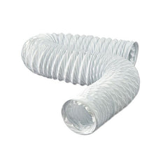 DUNDAS JAFINE Dundas Jafine FD450E Flexible White Vinyl Duct 4 In. Dia x 50 Ft. L