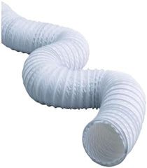 DUNDAS JAFINE Dundas Jafine FD450E Flexible White Vinyl Duct 4 In. Dia x 50 Ft. L