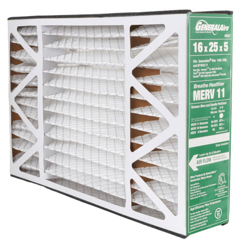 GENERAL FILTERS General Filters 6FM1625 merv 11 cartridge filter 16 x 25 x 5 4541