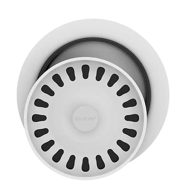 ELKAY Elkay LKQD35FX Polymer 3-1/2 inches Disposer Flange with Removable Basket Strainer and Rubber Stopper