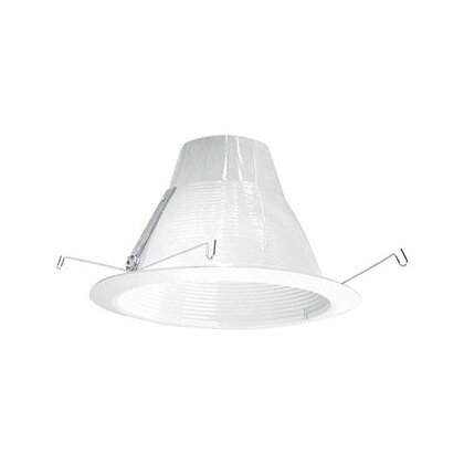 ELITE LIGHTING Elite Lighting af639w-wh self flange air-shut baffle 6 inch