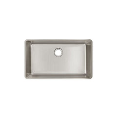 ELKAY Elkay ELUH3017T Lustertone Iconix 18 gauge stainless steel single bowl undermount sink 32-1/2 x 19-1/2 x 9 inch