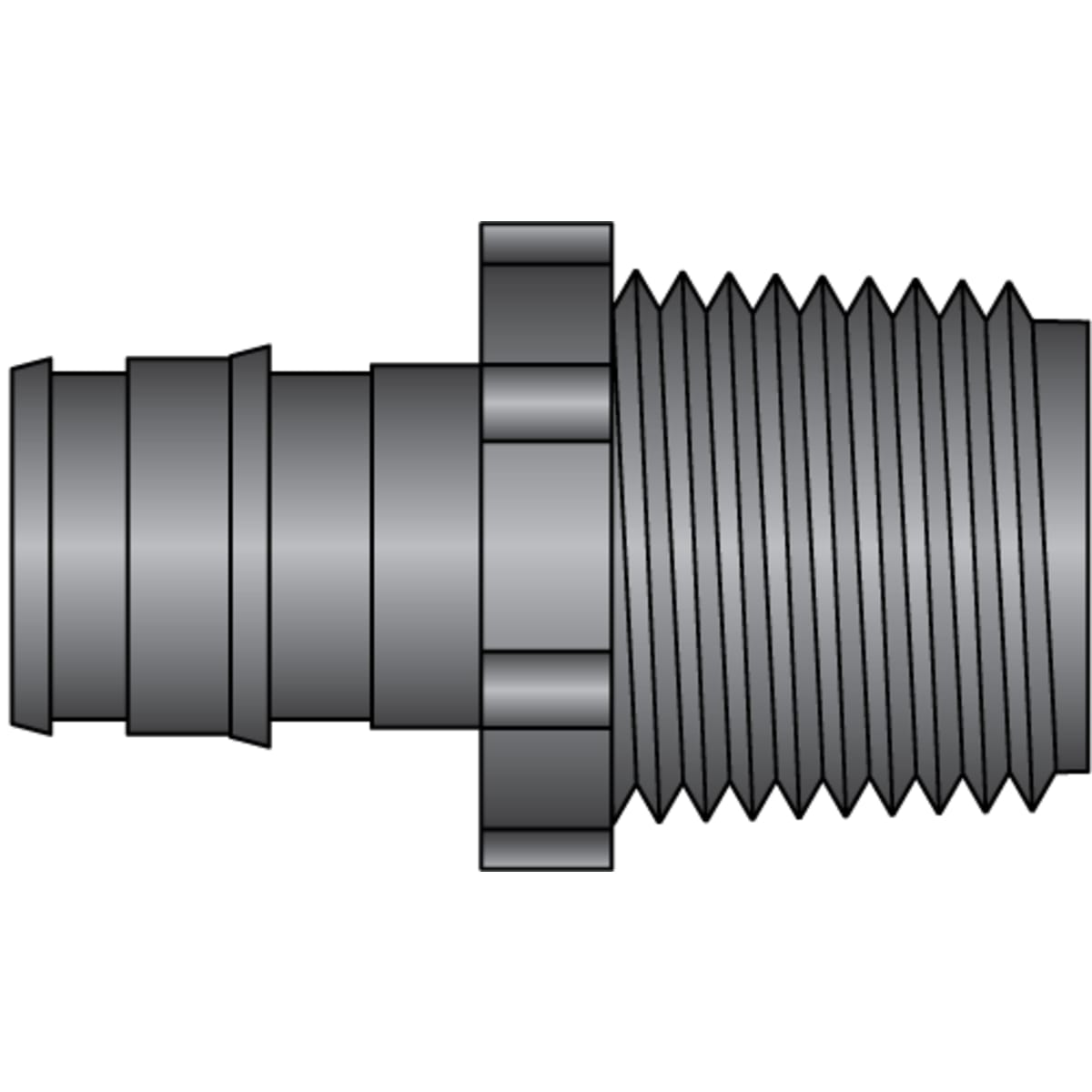 HEATLINK Heatlink EX17505 1/2 inches pex f1960 × 1/2 inches male pipe thread hpp adapter
