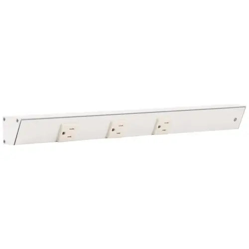 HARDWARE RESOURCES Hardware Resources APT18-3W-P-WT-R 18 inches apt series slim angle power strip right entry 20a