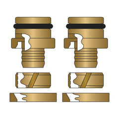 HEATLINK Heatlink 77005 1/2 inch Manifold Connector Pair