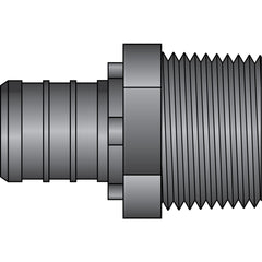 HEATLINK Heatlink 17522 3/4 inches PEX x 3/4 inches MNPT HPP Adapter