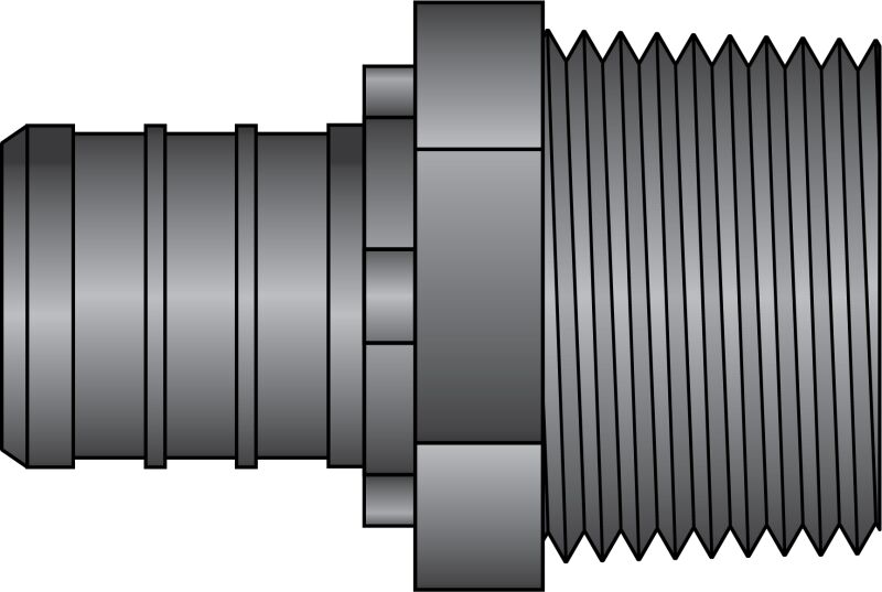 HEATLINK Heatlink 17522 3/4 inches PEX x 3/4 inches MNPT HPP Adapter