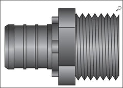HEATLINK Heatlink 17522 3/4 inches PEX x 3/4 inches MNPT HPP Adapter