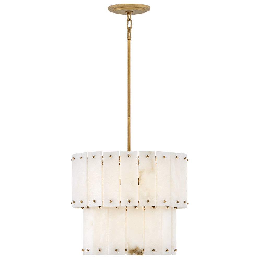 HINKLEY LIGHTING Hinkley Lighting FR47757BNG Simone Medium Convertible Semi-Flush Mount 4-5w Cand. LED, 60w Equiv. 17.5 inchesW 20.5 inchesH
