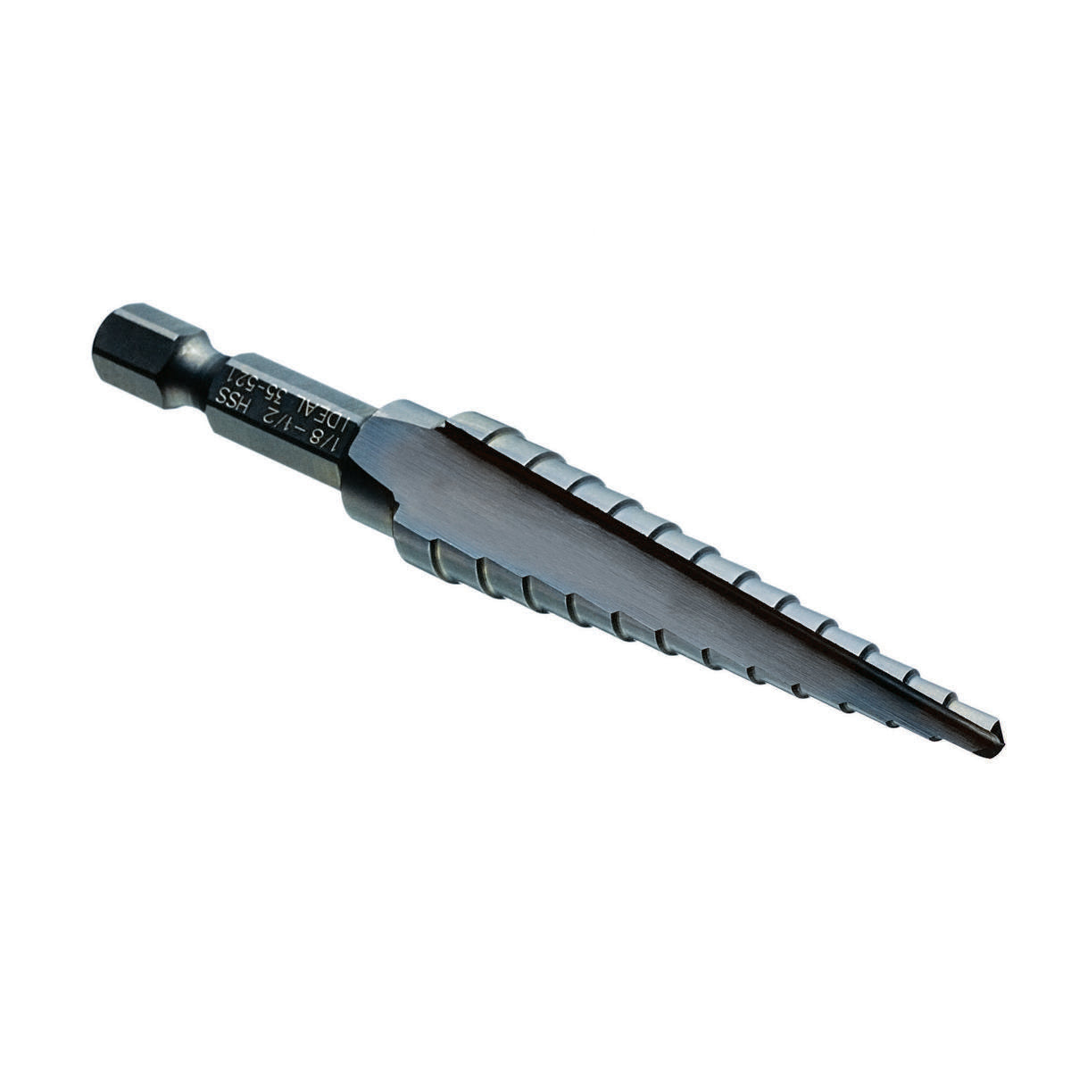 IDEAL Ideal 35-521 quick change step drill bit 1/8 in to 1/2 in
