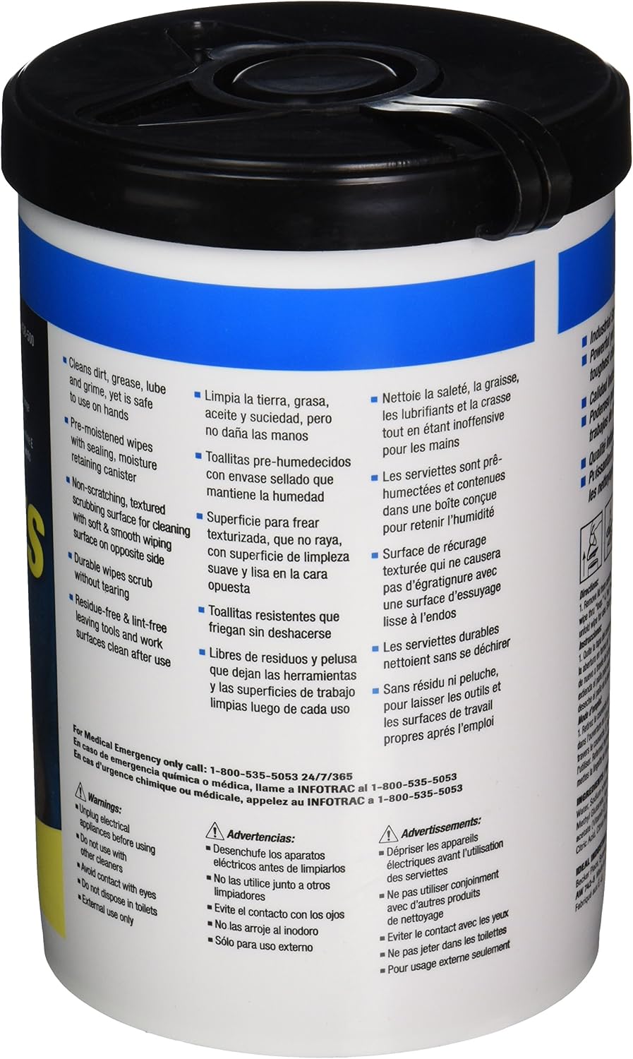 IDEAL Ideal 38-500 Wipes Multi-Purpose Towel 12 inch x 9 inch (82/Can)