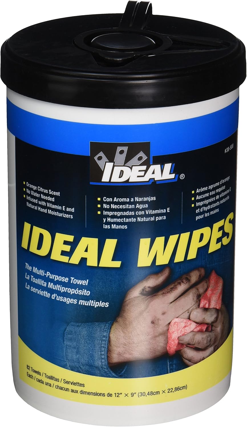 IDEAL Ideal 38-500 Wipes Multi-Purpose Towel 12 inch x 9 inch (82/Can)