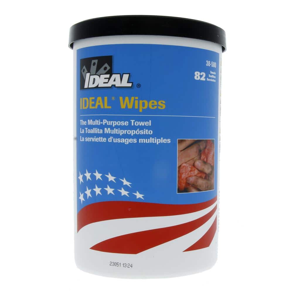 IDEAL Ideal 38-500 Wipes Multi-Purpose Towel 12 inch x 9 inch (82/Can)