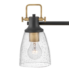 HINKLEY LIGHTING Hinkley Lighting 51273BK Easton Modern Vanity Light 120V 10/100W LED 3-Lamp 24 Inch