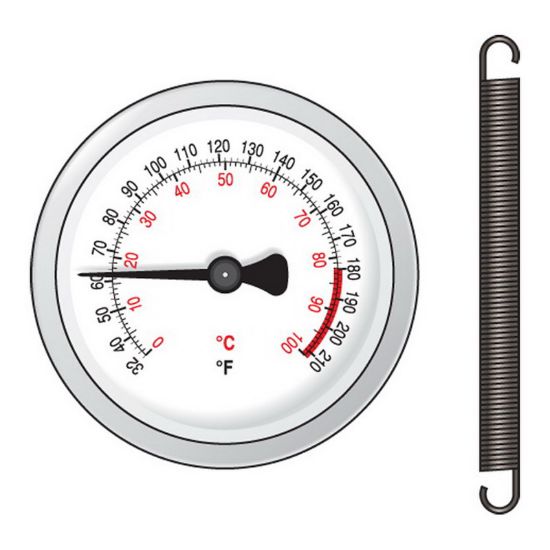 HEATLINK Heatlink 76940 Strap-on Thermometer 2-1/2 in.