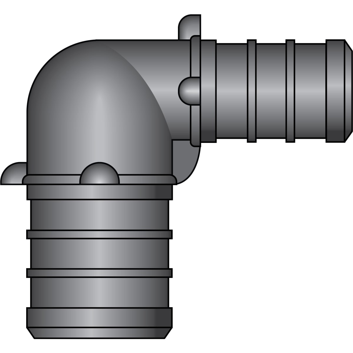 HEATLINK Heatlink 18225 3/4 x 1/2 PEX HPP 90 Degree Elbow