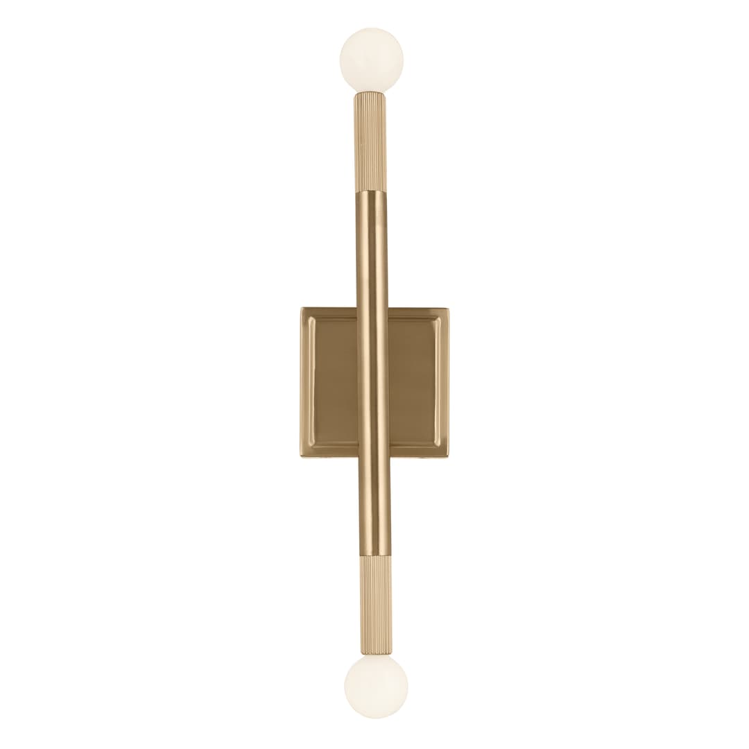 KICHLER Kichler 52556CPZ Odensa 17 inches 2 Light Wall Sconce 60 W