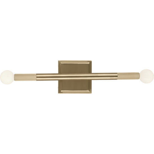 KICHLER Kichler 52556CPZ Odensa 17 inches 2 Light Wall Sconce 60 W