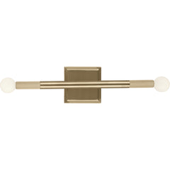 KICHLER Kichler 52556CPZ Odensa 17 inches 2 Light Wall Sconce 60 W