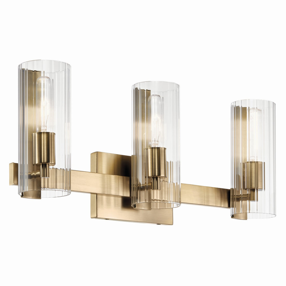 KICHLER Kichler 55168CPZ Chbr A/T10 E26 Van Jemsa 60W 3 Light