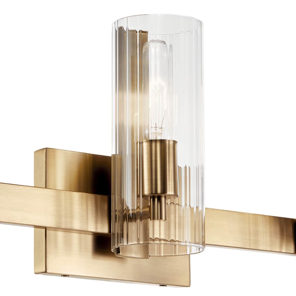 KICHLER Kichler 55168CPZ Chbr A/T10 E26 Van Jemsa 60W 3 Light