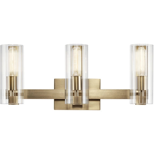KICHLER Kichler 55168CPZ Chbr A/T10 E26 Van Jemsa 60W 3 Light