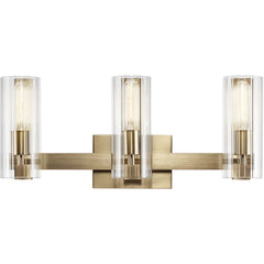 KICHLER Kichler 55168CPZ Chbr A/T10 E26 Van Jemsa 60W 3 Light