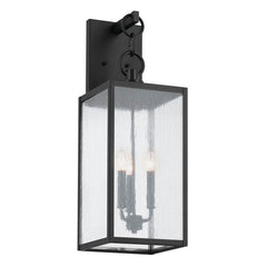 KICHLER Kichler 59005BKT Lahden 1 Light Outdoor Wall Sconce 75W 12.25 inch